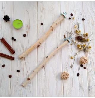 Zelena Zoo Жердинка березова з корою 25 см