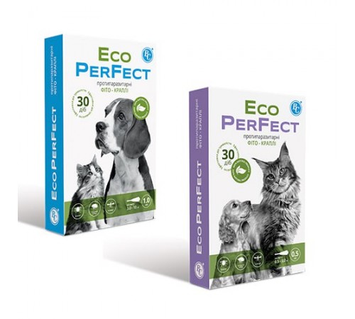 Ветсинтез. Краплі ECO PerFect для котів та собак 3-10 кг 1,0 мл (№4)