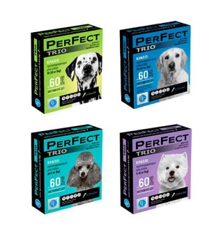 Ветсинтез. Краплі PerFect TRIO для собак  4-10 кг 0,8 мл