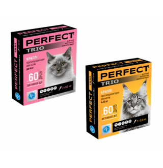 Ветсинтез. Краплі PerFect TRIO для котів до 4 кг 0,6 мл