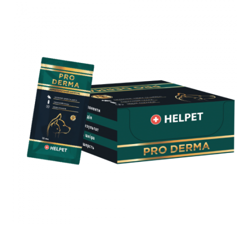 Ветсинтез Helpet Шампунь дерматологічний для домашніх тварин PRO DERMA 15 мл №20