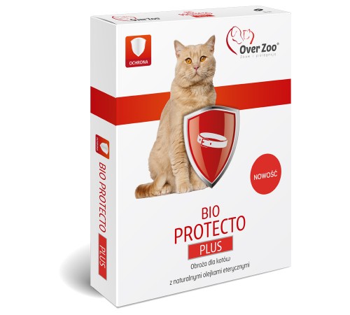 OverZoo Нашийник Біо Протекто Плюс для котів 35 см
