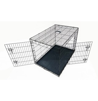 Клітка металева для собак JCB Двоє дверей 109,3*69,5*75,5