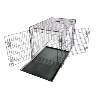 Клітка для собак JCB. Двоє дверей 121,6*74,3*81,5 см