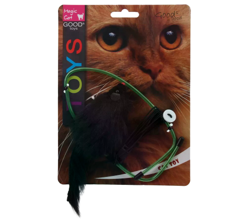 Magic Cat Іграшка-миша що висить на дверях, плюшева суміш 17см