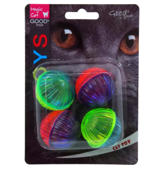 Magic Cat Іграшка блискуча пластикова кулька-брязкальце 3,75 см 