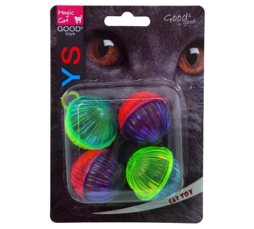Magic Cat Іграшка блискуча пластикова кулька-брязкальце 3,75 см 