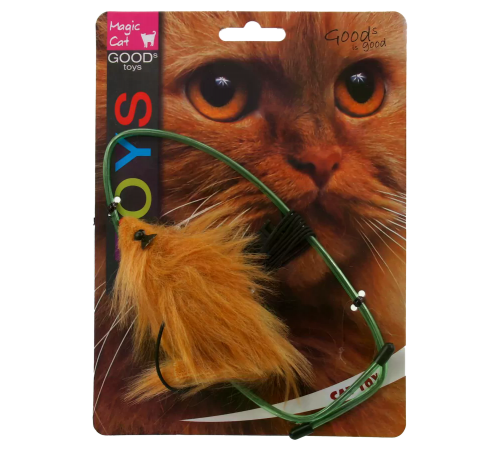 Magic Cat Іграшка-миша що висить на дверях, плюшева суміш 17см