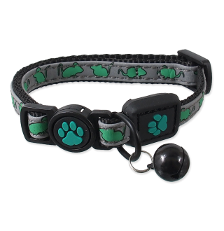 Active Cat Reflective XXS Нашийник салатовий 1х16-22см