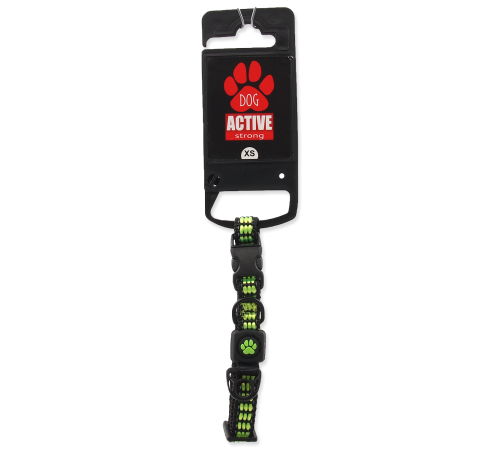Dog Fantasy Active Dog Strong XS Нашийник лайм 1х21-30см