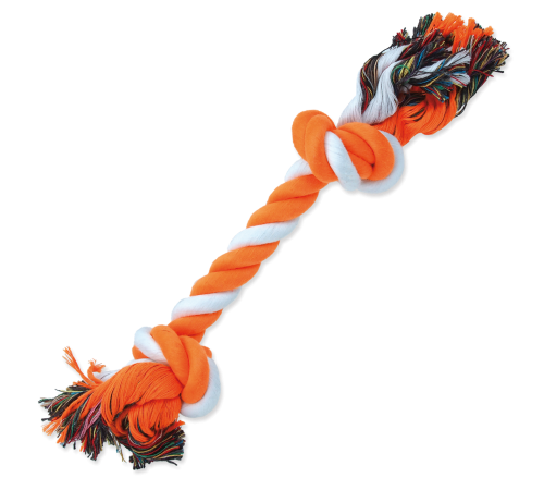 Dog Fantasy Грейфер 2 вузла, 30см помаранчево-білий