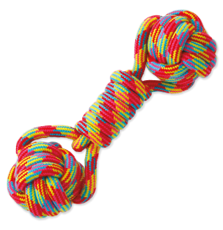 Dog Fantasy Гантель з мотузки, 25 см