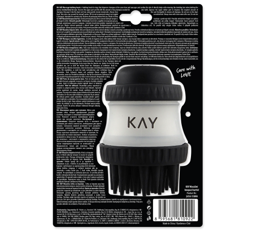 Kay Масажна щітка для тварин з дозатором рідкого мила