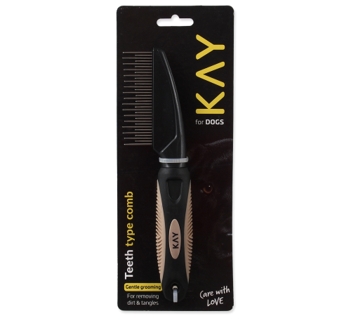 Kay Гребінь з високим та низьким зубом 21см