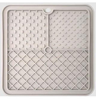 Epic Pet Lick&Snack Килимок для домашніх тварин квадратний сірий 20x20 см