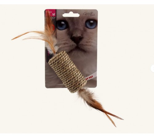 Magic Cat Іграшка-ролер морською травою та пір'ям 19 см