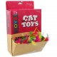 Magic Cat, Іграшкова коробка, миша, бавовна, з пір'ям, 6 см, 80 шт.