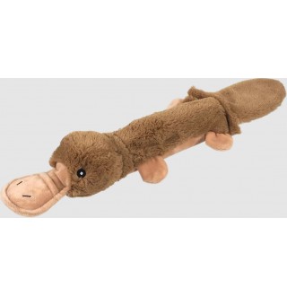 Dog Fantasy Іграшка-писклявий качкодзьоб з переробленої породи з ПЕТ-пляшкою та шелестячим хвостом 55 см 