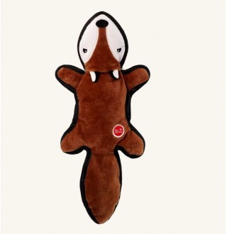 Dog Fantasy Іграшка-писклява лисиця з шелестячим хвостом 39 см