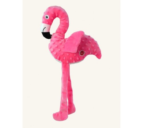 Dog Fantasy Іграшка з переробленої сировини "Писк фламінго" з шарудливими крилами для собак 49см