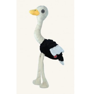 Dog Fantasy Іграшка з переробленої сировини. Страус який пищить і шарудить крилами 49 см