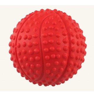 Dog Fantasy Баскетбольний м'яч з шипами, скрипучий мікс кольорів 5,5 см 