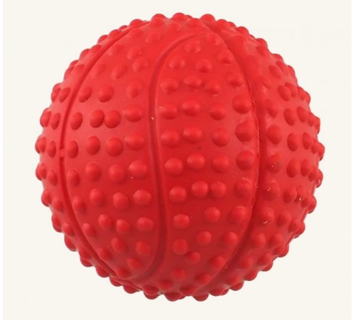 Dog Fantasy Баскетбольний м'яч з шипами, скрипучий мікс кольорів 5,5 см 