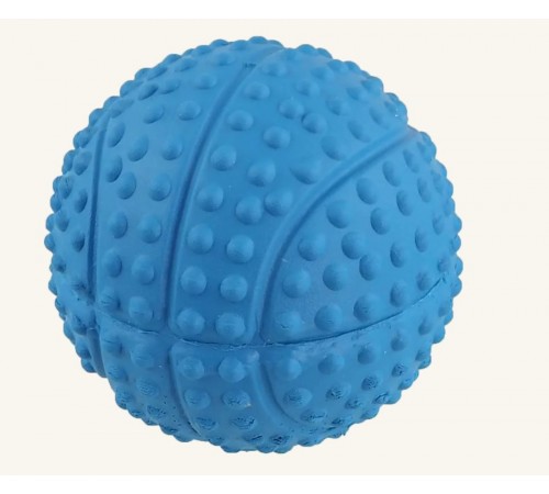 Dog Fantasy Баскетбольний м'яч з шипами, скрипучий мікс кольорів 5,5 см 