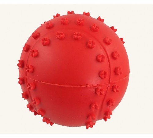 Dog Fantasy Тенісний м'яч з шипами, скрипучий, мікс кольорів, 6 см