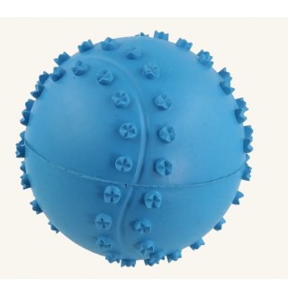 Dog Fantasy Тенісний м'яч з шипами, скрипучий, мікс кольорів, 6 см