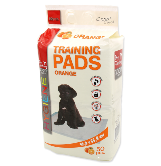 Dog Fantasy Тренувальні пелюшки Апельсин 55,8x55,8см 50шт/уп
