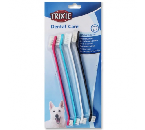 Зубні щітки Trixie 23 см, набір 4 шт.