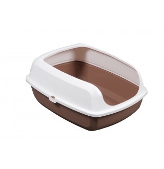 Jcb Напівзакритий котячий туалет в мінімалістичному стилі 45*33,5*18,5 см  (в комплекті лопатка)