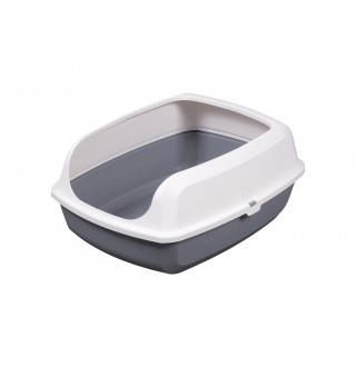 Jcb Напівзакритий котячий туалет в мінімалістичному стилі 50,5*37,5*19,5 см  (в комплекті лопатка)