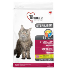 1st Choice Sterilized - сухий корм з куркою для стерилізованих дорослих котів, 5кг