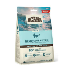 Acana Bountiful Catch - сухий корм з лососем, фореллю і оселедцем для котів, 340г