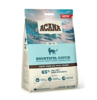 Acana Bountiful Catch - сухий корм з лососем, фореллю і оселедцем для котів, 340г