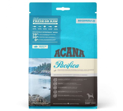 Acana Pacifica Recipe Dog - сухий корм з рибою для собак всіх порід і вікових груп, 340г