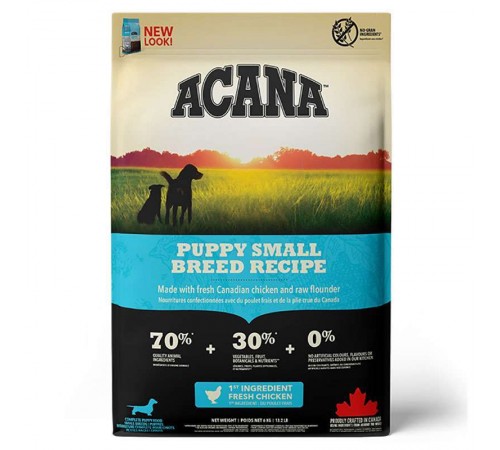 Acana Puppy Small Breed Recipe - сухий корм з м'ясом курчати для цуценят малих порід, 6кг