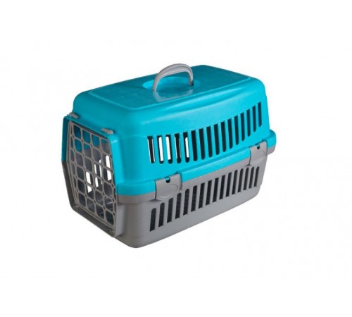 AnimAll CNR-102 Переноска для котів і собак, сіро-блакитна, 48.5×32.5×32.5 см