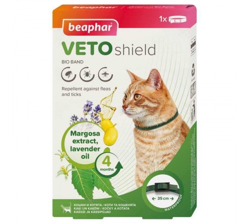 Біо-нашийник для котів Beaphar «Veto Shield» 35 см