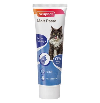 Beaphar Malt Paste - мальт пста для виведення шерсті зі шлунку котів та кошенят, 100 г