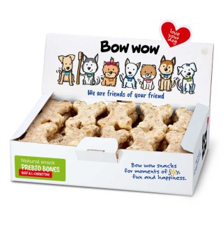 Bow Wow - ласощі для собак кісточки з яловичиною та L-карнітином, 30шт