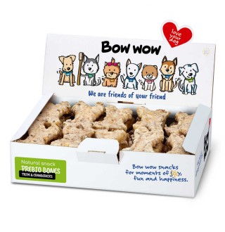 Bow Wow - ласощі для собак кісточки з яловичим рубцем та клюквою, 30шт