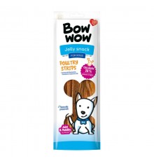 Bow Wow - ласощі для собак смужки з яловичиною та птицею, 60г