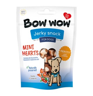 Bow Wow - ласощі для собак міні-сердечка, 80г