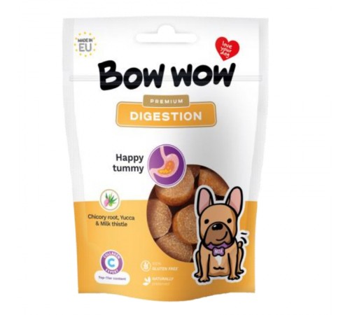Bow Wow Digestion - ласощі для собак снеки для покращення травлення, 60г