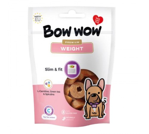Bow Wow Weight - ласощі для собак з проблемами надлишкової ваги, 60г