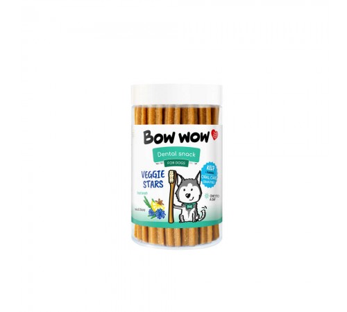 Bow Wow Dental - ласощі для собак з зеленню та інуліном, 20шт