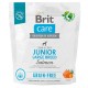 Brit Care GF Junior Large Breed Salmon and Potato - сухий беззерновий корм з лососем для молодих собак великих порід 1 кг 